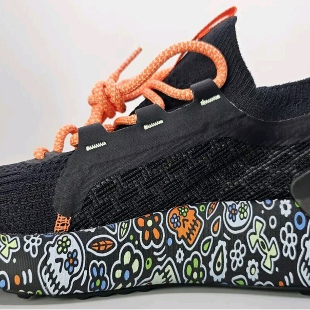Under Armour Day of the Dead Black and Orange Athletic Shoes for Performance